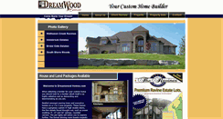 Desktop Screenshot of dreamwoodhomes.com